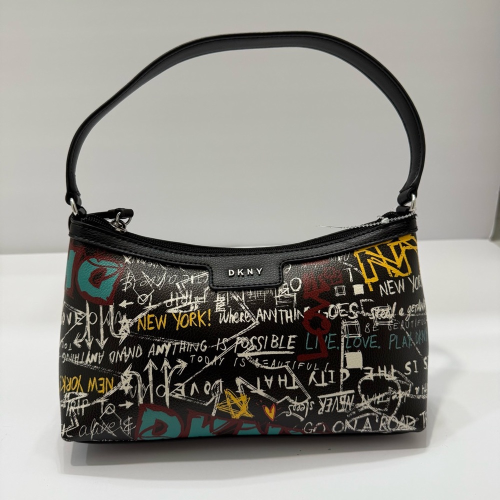 DKNY Graffiti Shoulder Bag -‎ Y2K Style, New Without Tags